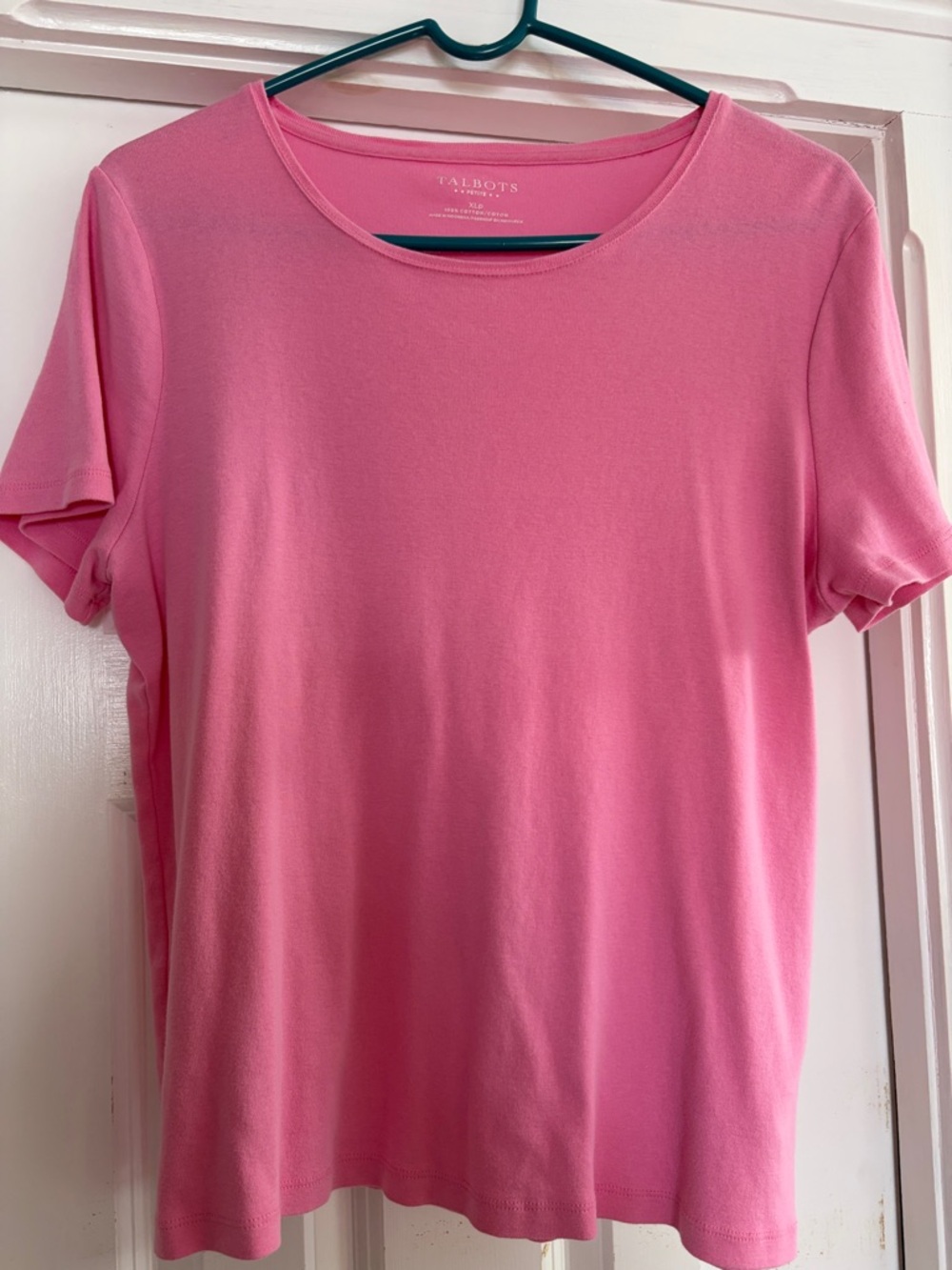 Talbots Pink Short Sleeve Crewneck Tee